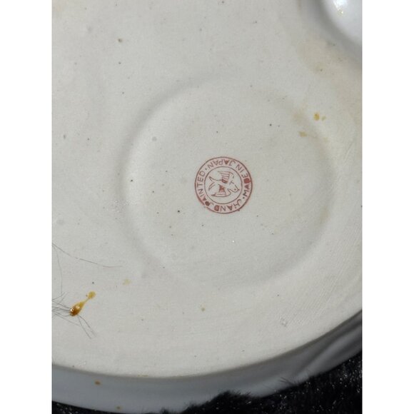 Vintage Hand-Painted Floral Ceramic Tea Cup & Saucer Set  Made In Japan - Picture 11 of 12